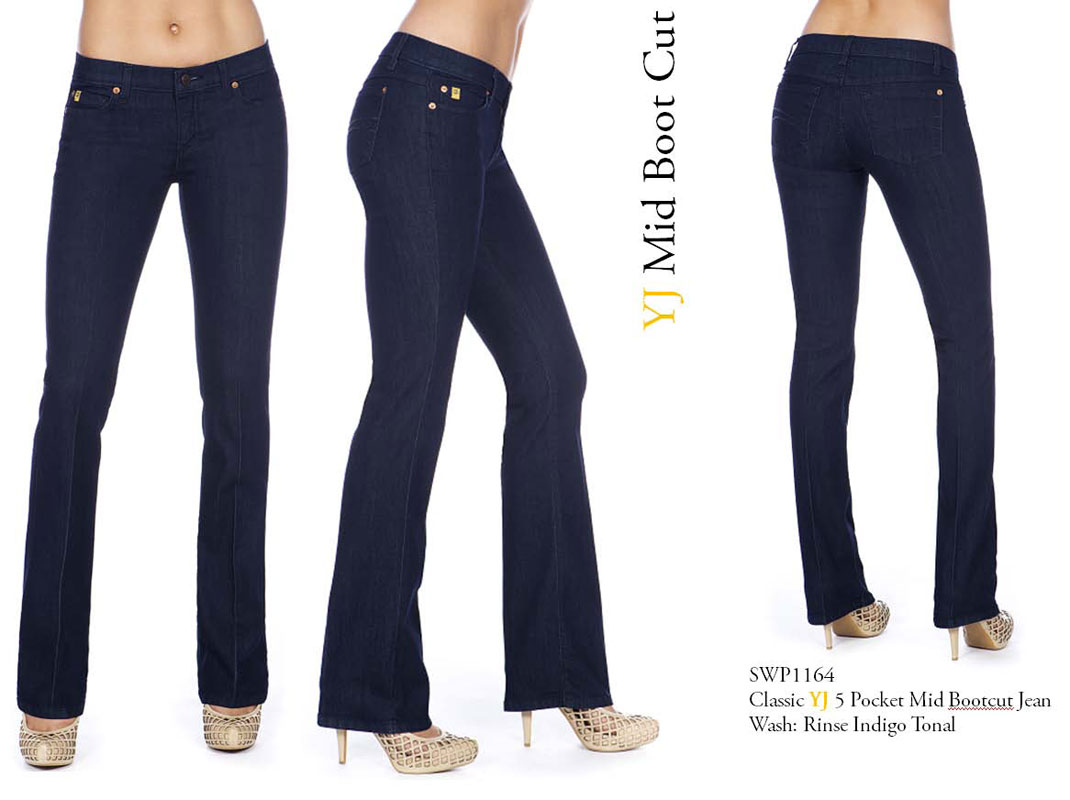 Second Yoga Jeans Yoga 64 Mid Rise Jean