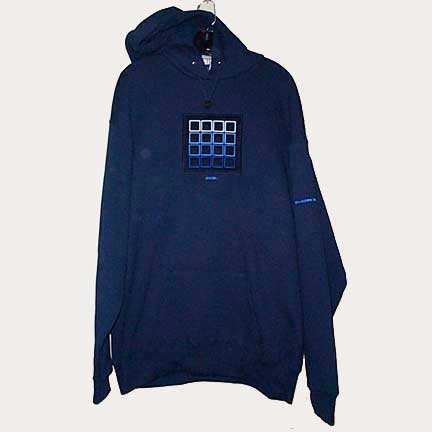 Dubble Clothing, Mens Hooded Sweatshirt with Applique