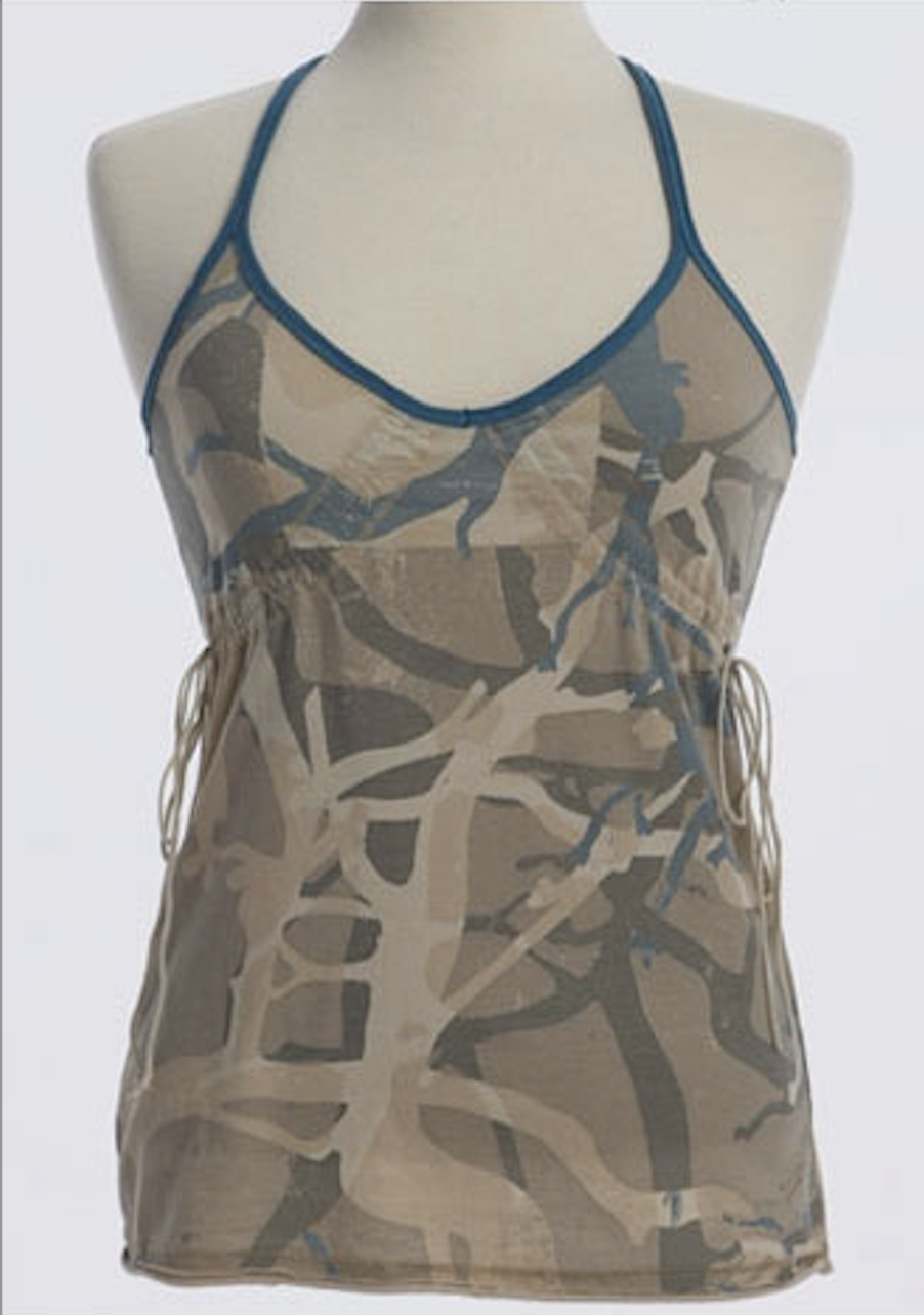 Itsus Vintage "Branch Camo" Tank Top in Rattan (2009 Collection) - Email Us to Order