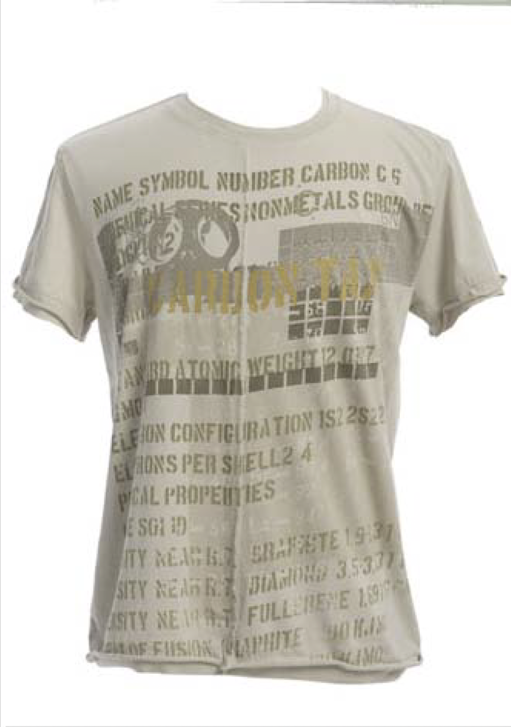 Itsus Vintage Men's T-Shirt "Carbon Tax" in Rattan (2009 Collection) - Email Us to Order