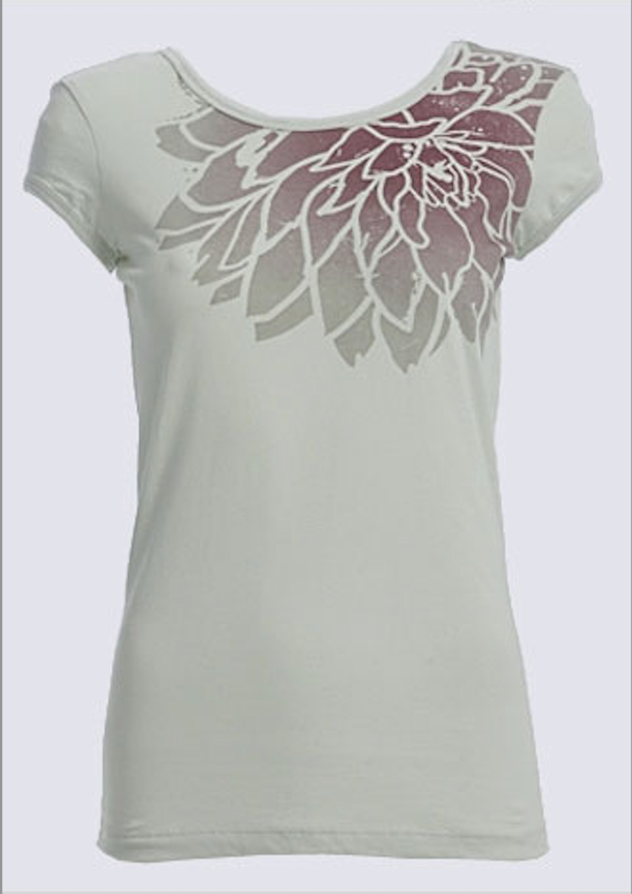 Itsus Vintage Short-Sleeve Cap Tee "Glass" in Water Fall (2009 Collection) - Email Us to Order