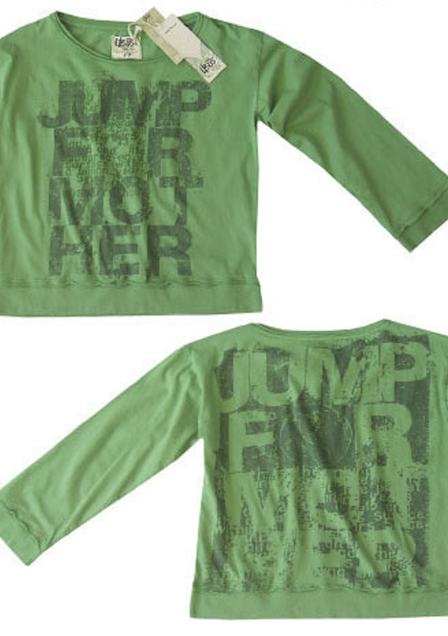 Itsus Vintage Long-Sleeve "Jump" in Glade Green (2009 Collection) - Email Us to Order