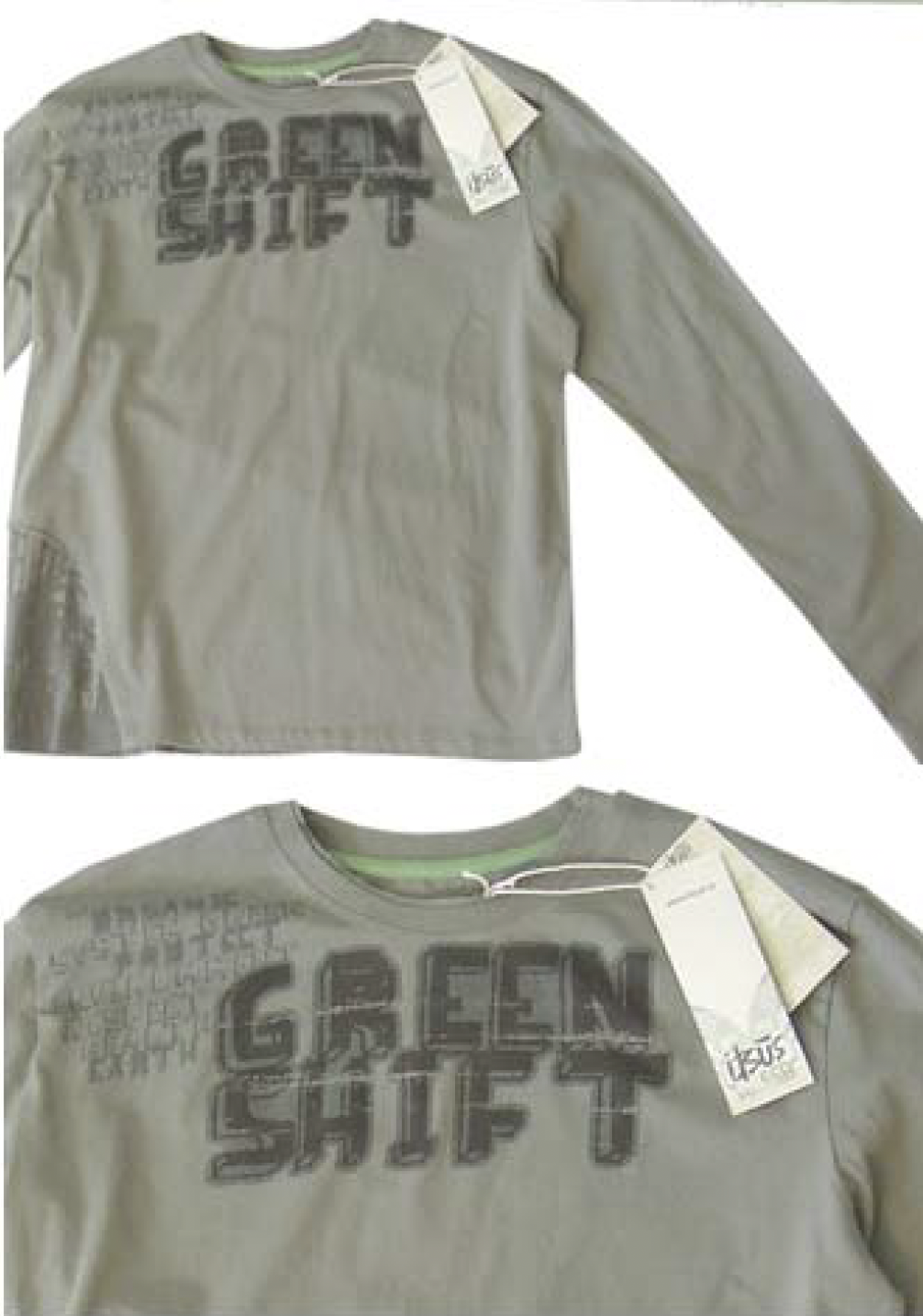 Itsus Vintage Men's Long-Sleeve "Shift" in Warm Night (2009 Collection) - Email Us to Order